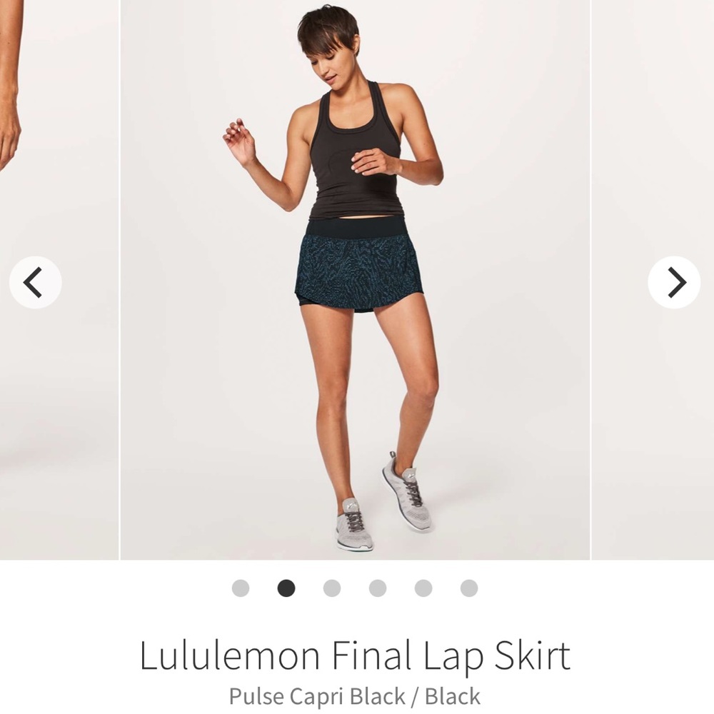 Lululemon Final Lap skirt - size 6